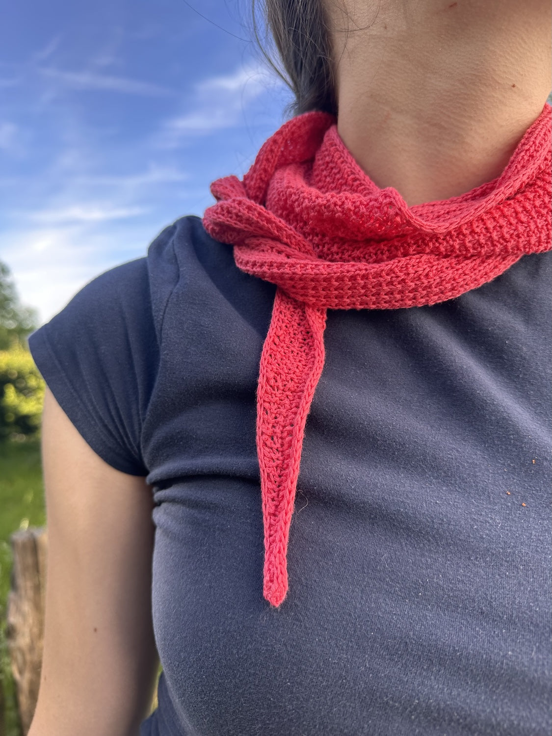 Pearl Summer Scarf | delicate summer shawl made from Arctic Pearl by Pascuali