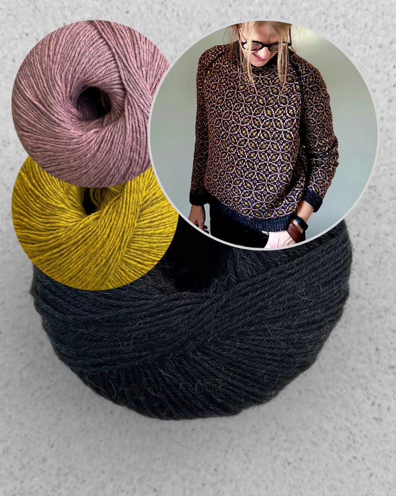 Kaleidoscope Sweater | all over delicate pattern from Puno Winikunka by Pascuali