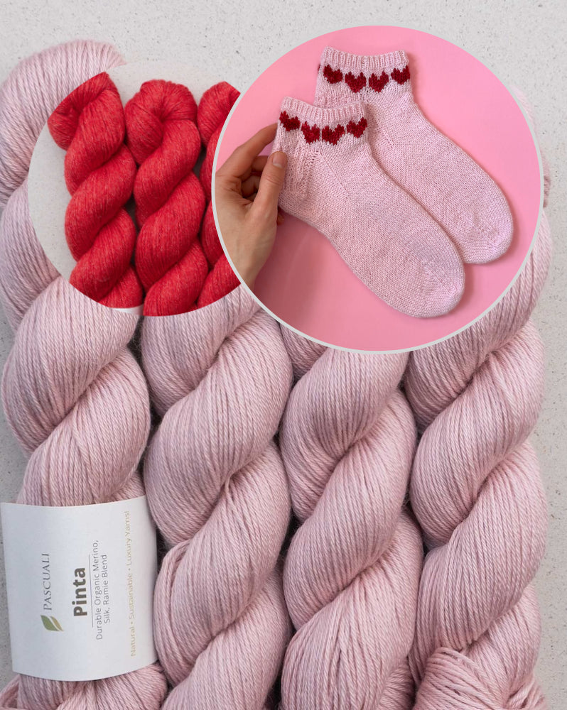 February Socks | be my Valentine mit Pinta von Pascuali