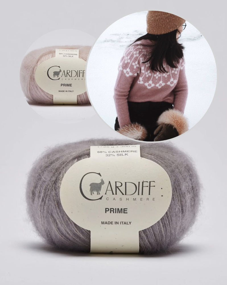 Pull Florealis | fines paillettes de Prime de Cardiff Cashmere