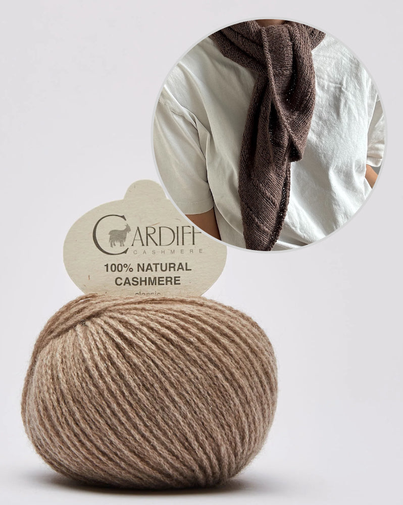 Flow Loop Scarf | zartes Kaschmirtuch aus Classic Cashmere von Cardiff