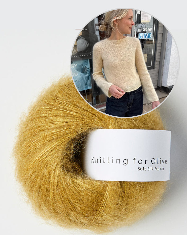 PetiteKnit Ivy Blouse mit Soft Silk Mohair von Knitting for Olive 14