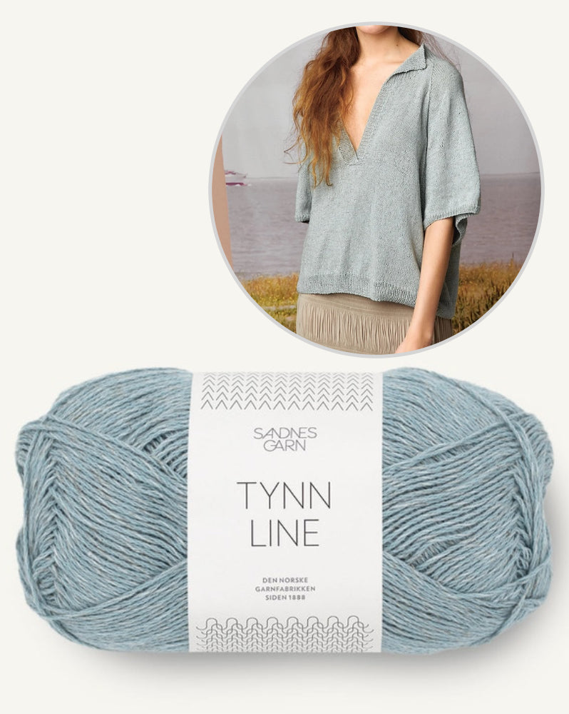 Kamille Tee | lässig oversize aus Tynn Line von Sandnes Garn