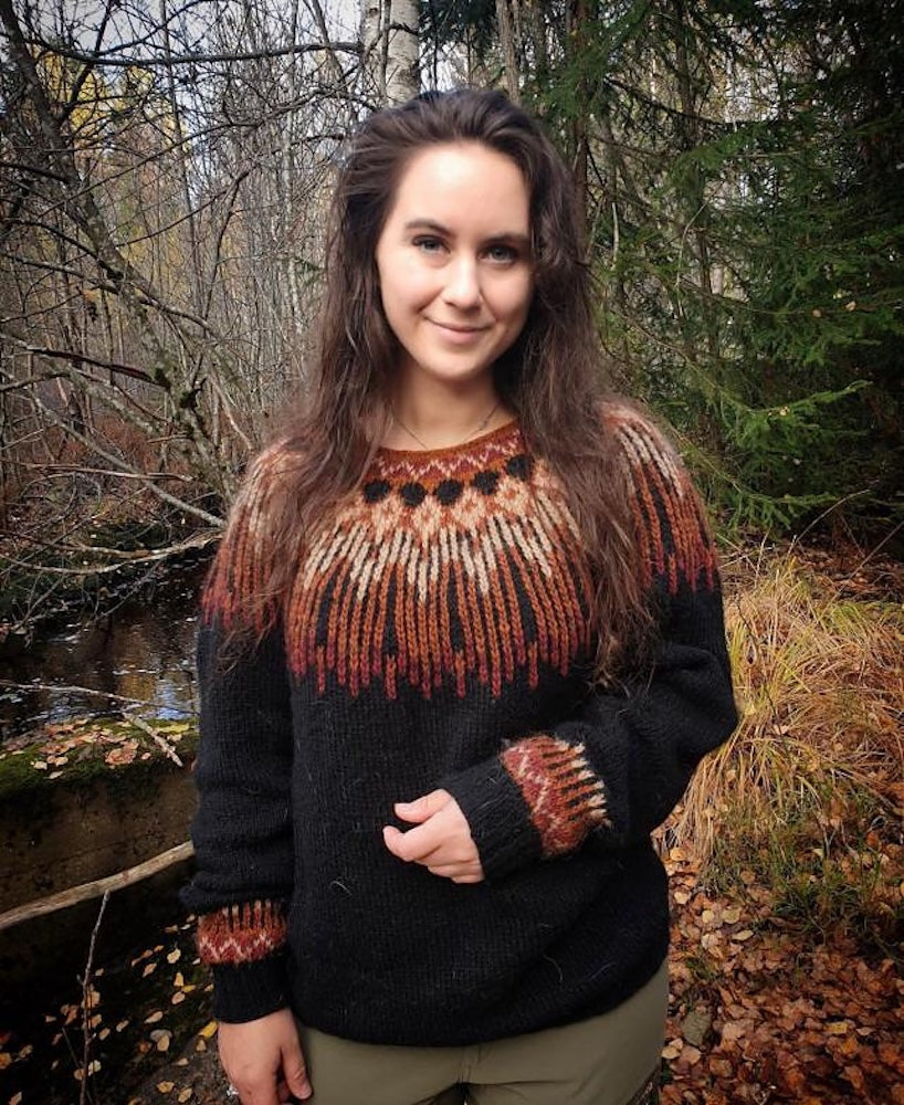 Linka Neumann Hopi Sweater mit Lettlopi von Lopi Island 1