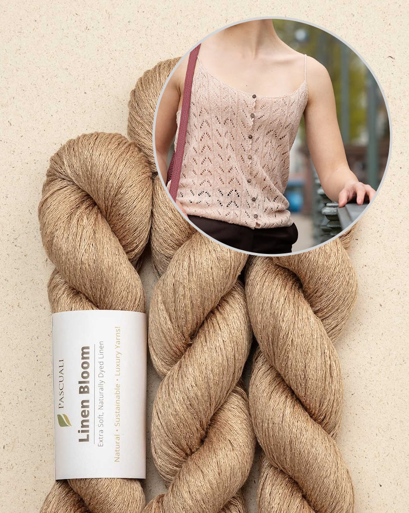 Little Drift Top | romantisch in feinem Muster aus Linen Bloom von Pascuali
