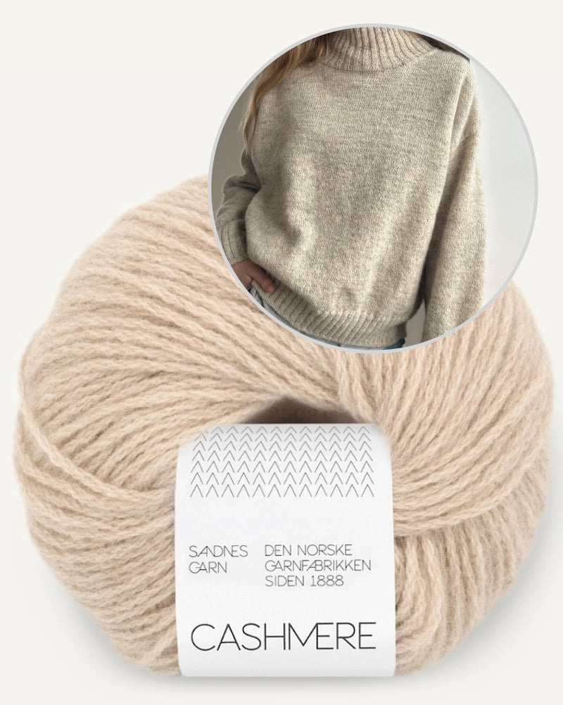 Note Sweater | cashmere sweater of your dreams with Cashmere from Sandnes Garn