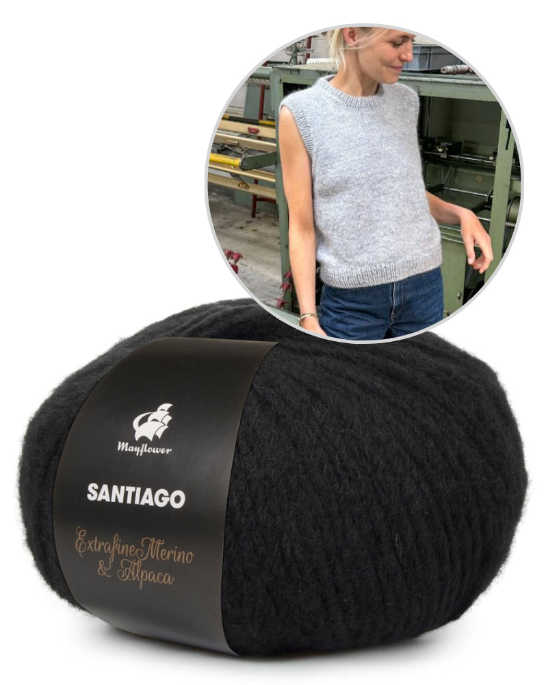 Novice Slipover | simple fil et ultra-doux avec Santiago de Mayflower Denmark