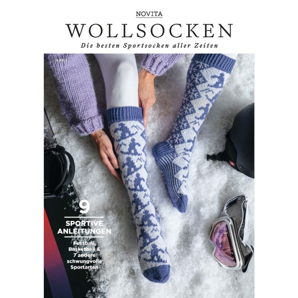 Wollsocken Bookazine | 9 traumschöne Anleitungen mit sportlichen Motiven