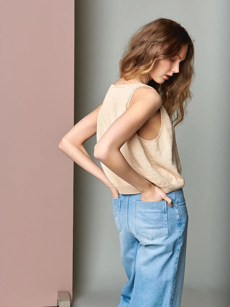 Iris Top | lässig bequem aus Mandarin Petit von Sandnes Garn