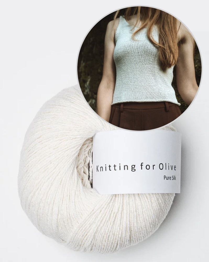 Débardeur Slipstream | décontracté et léger en Pure Silk de Knitting for Olive