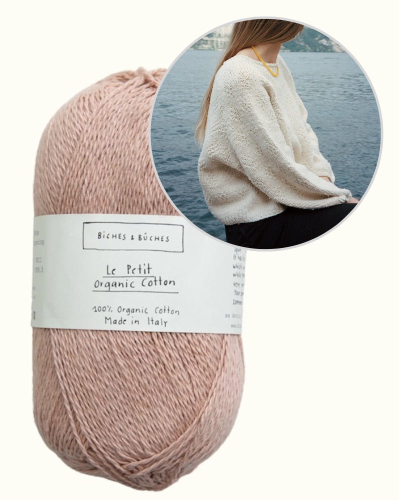 Sweater No. 95 | perfekter Sommerpullover aus Le Petit Organic Cotton von Biches & Bûches
