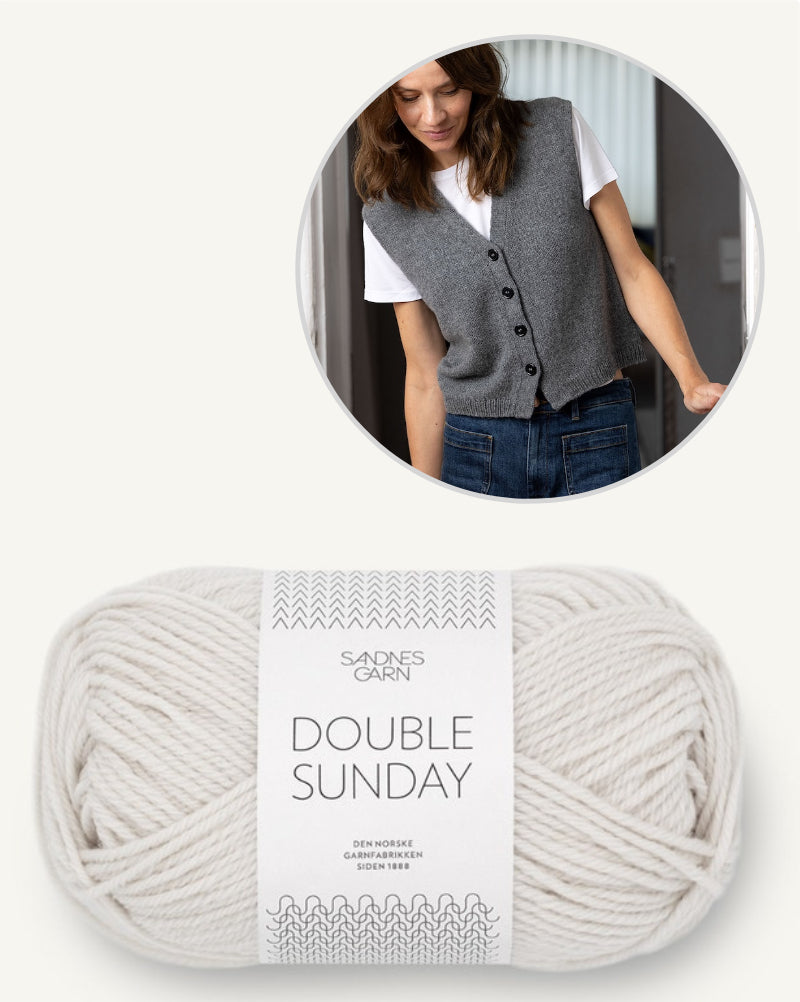 Toni Vest | lässige Weste aus Double Sunday von Sandnes Garn
