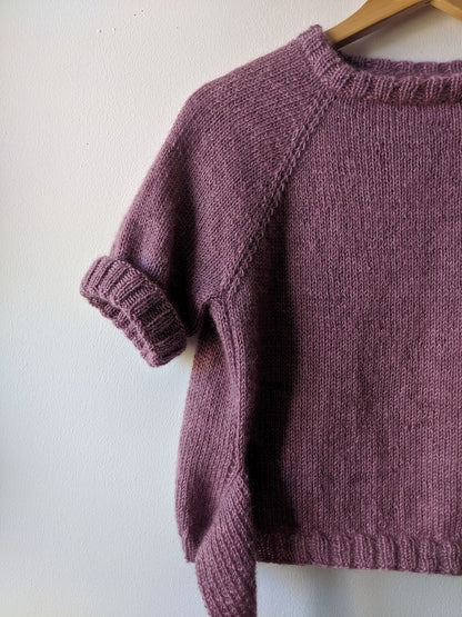 Chemise Closca | avec détail nœud en polaire Bluefaced Leicester DK de West Yorkshire Spinners