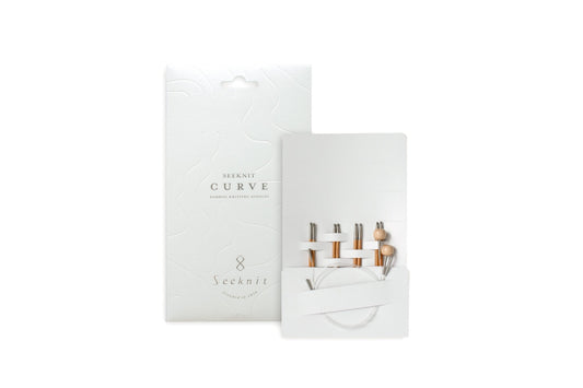 Koshitsu Curve Needle Set - 6 cm length, thin tips - 2.5 to 3.25 mm, 4 sizes