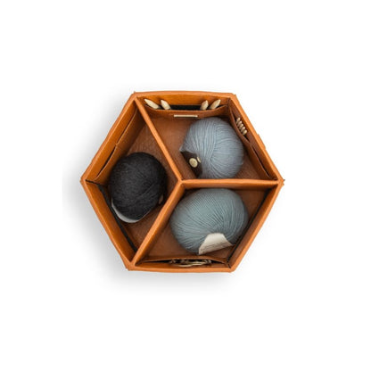 Bolsa de proyecto Jivita | bonita cesta con muchos compartimentos