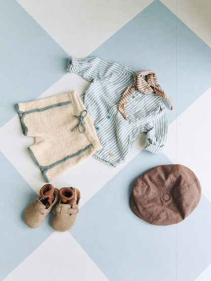 Jonathan Set Junior | bandes contrastantes sportives en Line de Sandnes Garn