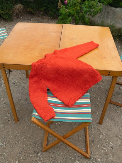 Tiro Sweater Brushed Alpaca Sandnes 2506 | beautiful raglan sweater