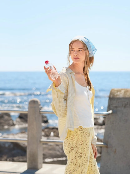 Summer Pants | Airy delicate lace pattern from Line by Sandnes Garn
