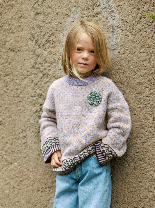 Rose Kids | õrn Norwegia muster Alpakka Ulli lõngast, autor Sandnes Garn