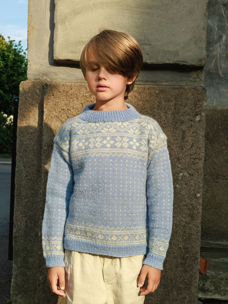 Enfants Telemark | motif norvégien traditionnel de Txnn Peer Gynt de Sandnes Garn