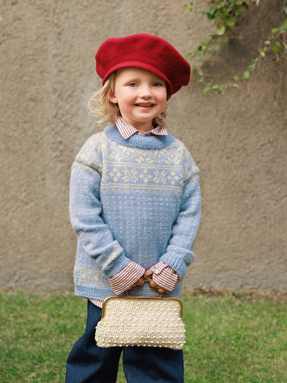 Enfants Telemark | motif norvégien traditionnel de Txnn Peer Gynt de Sandnes Garn