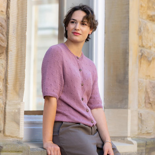 Button Blouse | vaivattoman tyylikäs Cumbria-villasta, valmistaja Pascuali