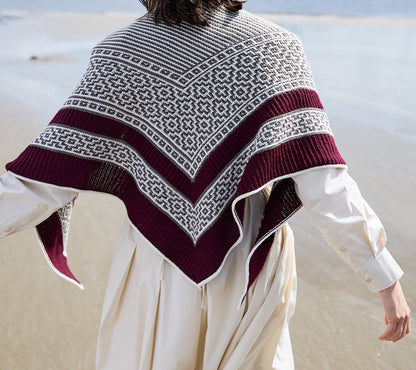 True Love | kontrastains lakats no Cheeky Merino Joy dzijas, ko ražo Rosy Green Wool