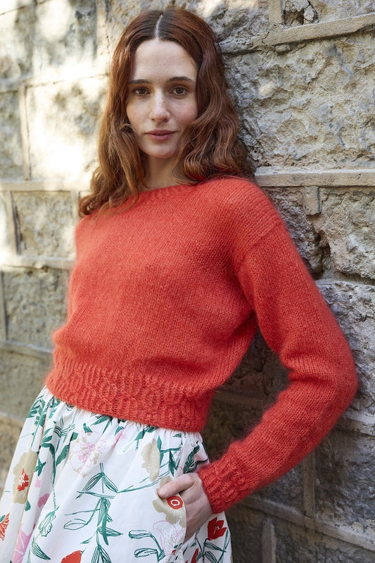 Milà Sweater | delicate cables with Tuuli by Novita