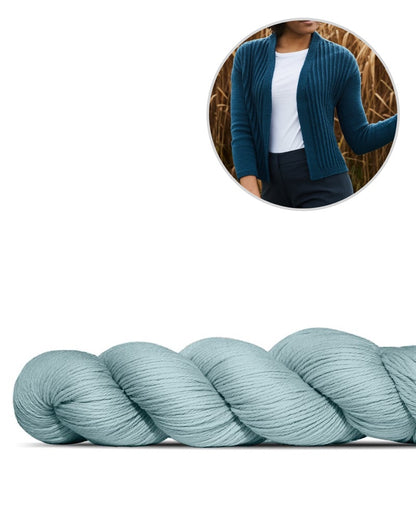 Azara Cardigan | klassisch und schön aus Cheeky Merino Joy