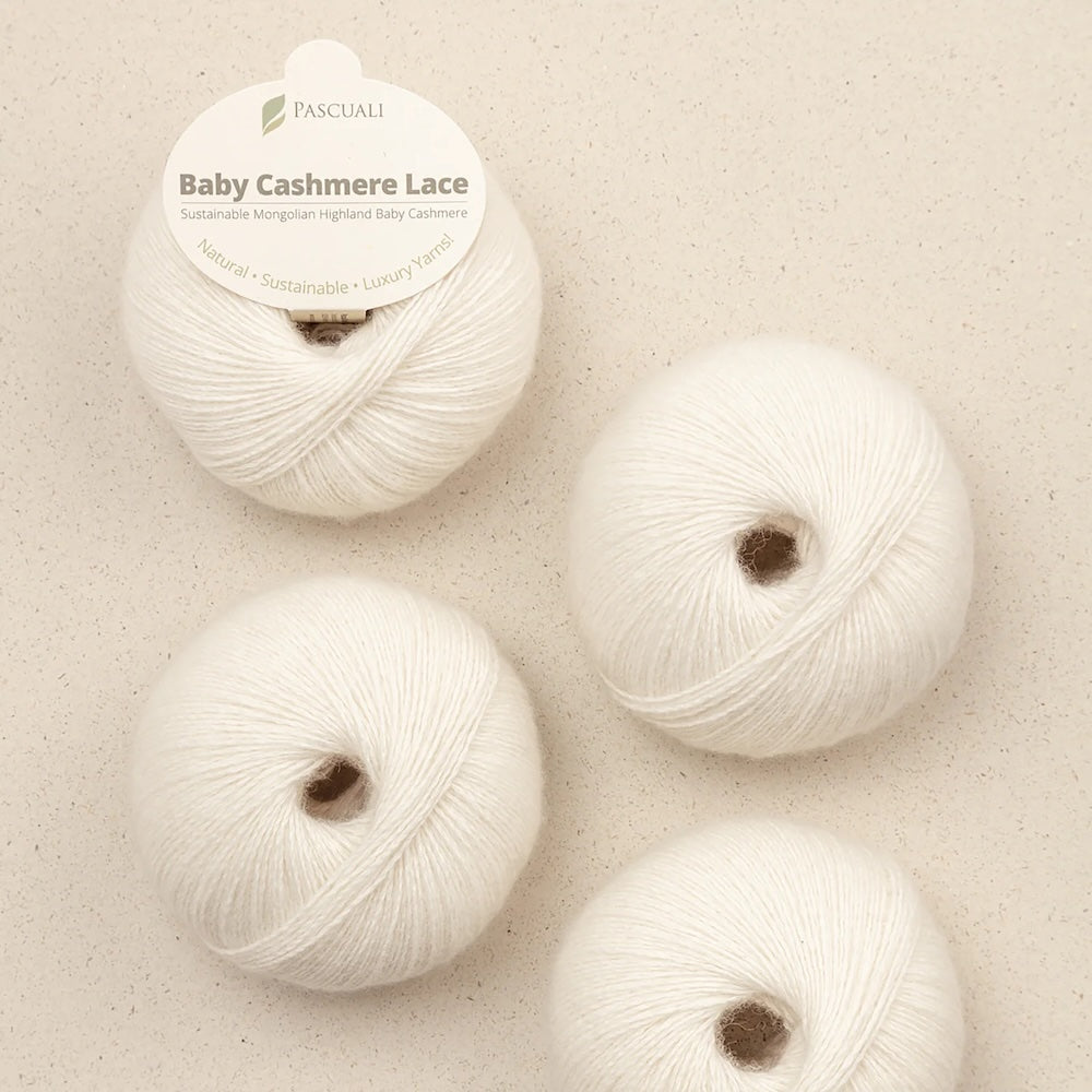 Pascuali Baby Cashmere Lace Farbe 54 wollweiß