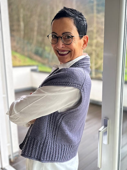 Brienne-vest | superblød og meget elegant, fremstillet af Far fra Woolfolk