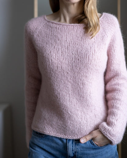 Slow Morning Sweater | pull basique décontracté en Halaus de Novita