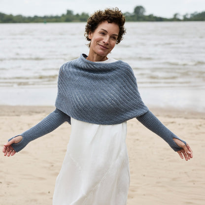 Crossway Wrap | Ärmelsall Cheeky Merino Joy lõngast, tootjalt Rosy Green Wool