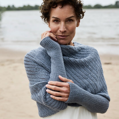 Crossway Wrap | Ärmelsall Cheeky Merino Joy lõngast, tootjalt Rosy Green Wool