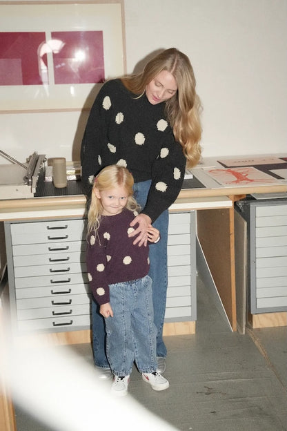 Fri Sweater | Punktepullover mit Semilla Melange von BC Garn