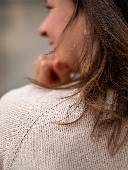 Vanilla Chilla Tee | basic, casual, oversized from Line by Sandnes Garn