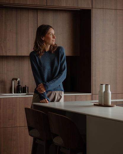 Bonnie blūze | brīvas svītras no BC Garn Bio Balance dzijas