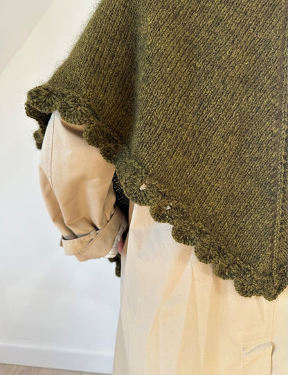 Ellie Shawl | liela trīsstūršalle no Alpakka Følgetråd un Tynn Silk Mohair dzijām no Sandnes Garn
