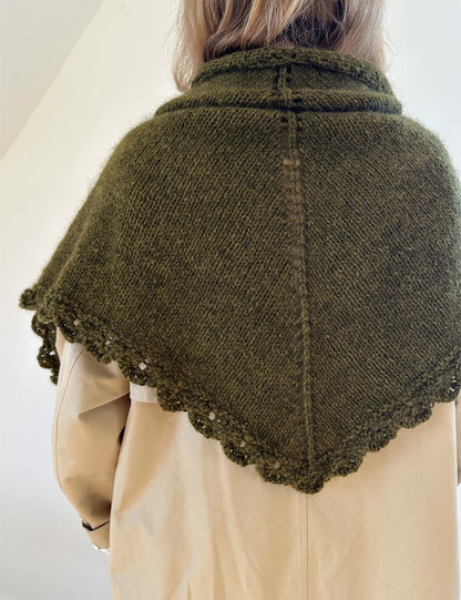 Ellie Shawl | liela trīsstūršalle no Alpakka Følgetråd un Tynn Silk Mohair dzijām no Sandnes Garn