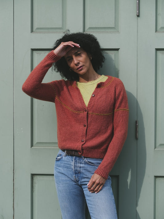 Pipette Cardigan | schöne Details aus Saffira und Manada von Pascuali