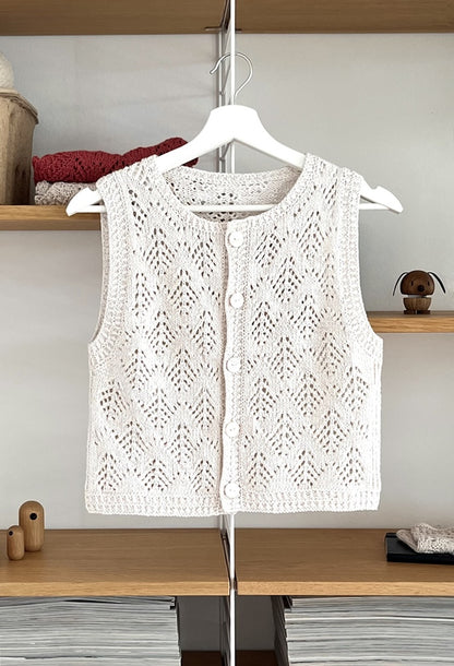 Hey Ho Vest | sommerliche Weste aus Line von Sandnes Garn