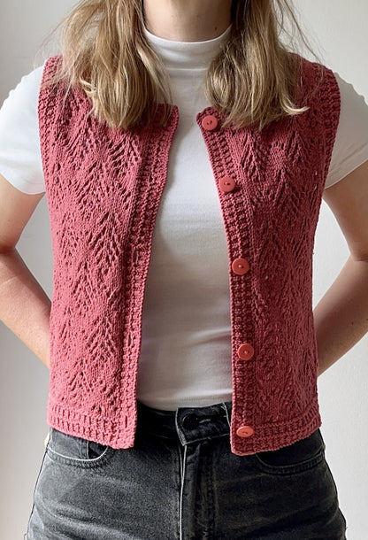 Hey Ho Vest | sommerliche Weste aus Line von Sandnes Garn