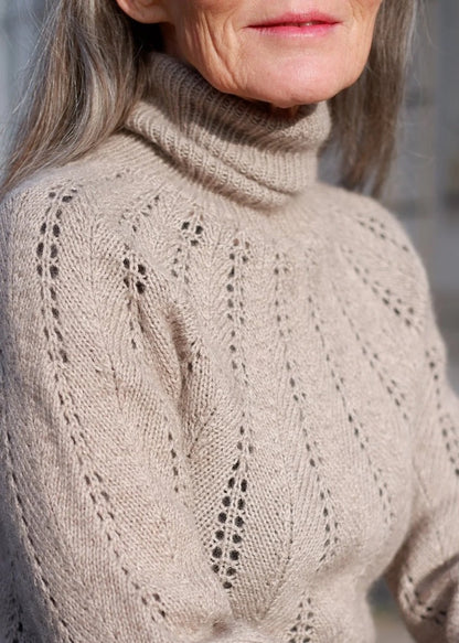 Fern Sweater | charming turtleneck sweater with Merino and Soft Silk Mohair