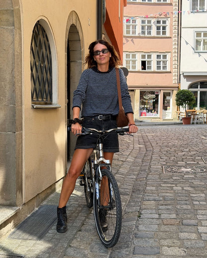 Bonnie blūze | brīvas svītras no BC Garn Bio Balance dzijas