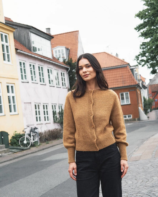 Cardigan Johanne | élégant et basique en mérinos et Soft Silk Mohair