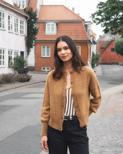 Johanne Cardigan | elegant and basic made of Merino and Soft Silk Mohair