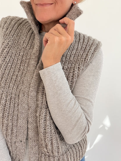 Puffer veste | pūkaina veste no Sandnes Garn Fritidsgarn dzijas