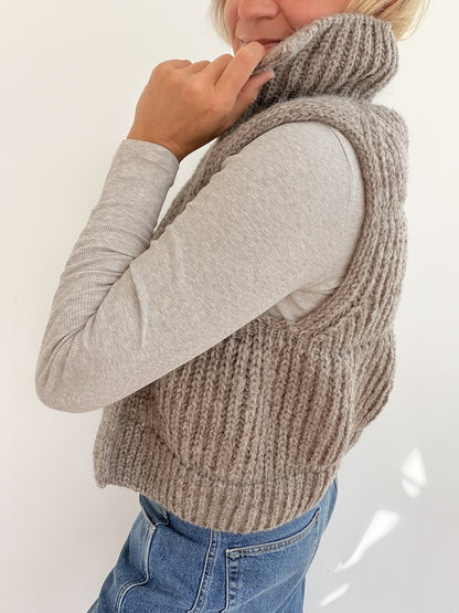 Puffer veste | pūkaina veste no Sandnes Garn Fritidsgarn dzijas