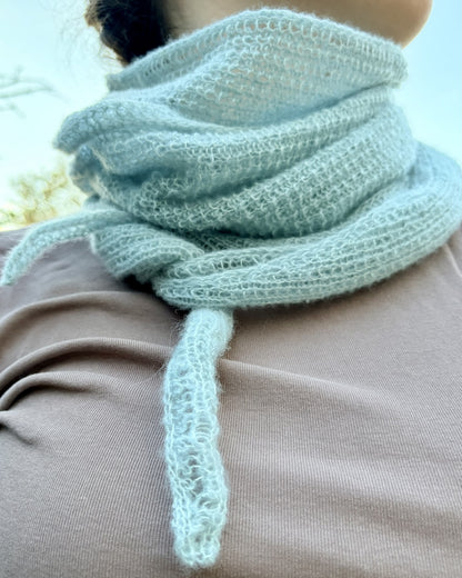 Pērļu čukstu šalle | ārkārtīgi maiga, izgatavota no Cardiff Cashmere Prime