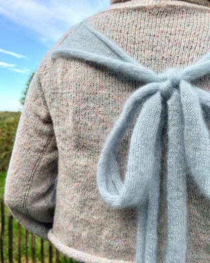 Džemperis ar banti | džemperis ar banti no Le Petit Lambswool un Le Petit Silk & Mohair dzijām, ko ražo Biches & Bûches